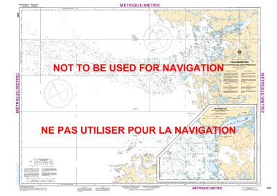 5510 - Povungnituk and approches - Canadian Hydrographic Service (CHS)'s exceptional nautical charts and navigational products help ensure the safe navigation of Canada's waterways. These charts are the 'road maps' that guide mariners safely from port to