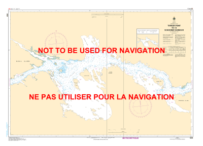 5624 - Terror Point to Schooner Harbour - Canadian Hydrographic Service (CHS)'s exceptional nautical charts and navigational products help ensure the safe navigation of Canada's waterways. These charts are the 'road maps' that guide mariners safely from p