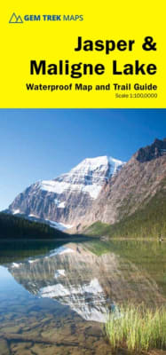 Jasper & Maligne Lake Trail Map & Guide - Gem Trek. This map covers the most popular hiking and mountain biking terrain in Jasper National Park, from Miette Hot Springs and Maligne Lake in the north, west to Jasper townsite and the Tonquin Valley, and sou