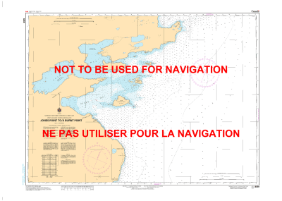 6359 - Jones Point to Burnt Point - Canadian Hydrographic Service (CHS)'s exceptional nautical charts and navigational products help ensure the safe navigation of Canada's waterways. These charts are the 'road maps' that guide mariners safely from port to