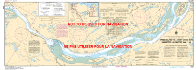 6421 - Hardie Island to Fort Good Hope - Canadian Hydrographic Service (CHS)'s exceptional nautical charts and navigational products help ensure the safe navigation of Canada's waterways. These charts are the 'road maps' that guide mariners safely from po