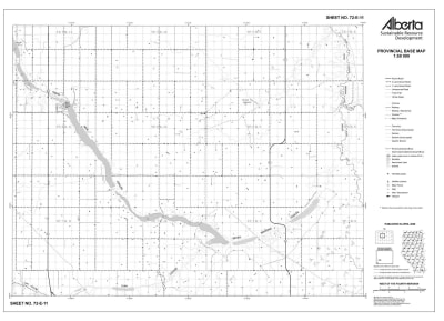 72E11R Alberta Resource Access Map