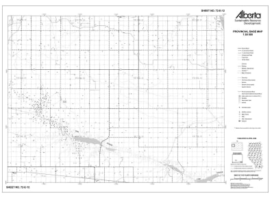 72E12R Alberta Resource Access Map