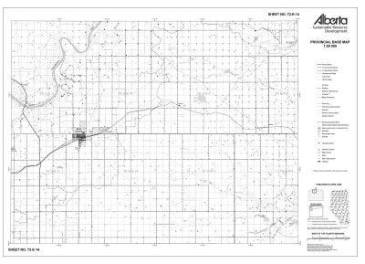 72E14R Alberta Resource Access Map