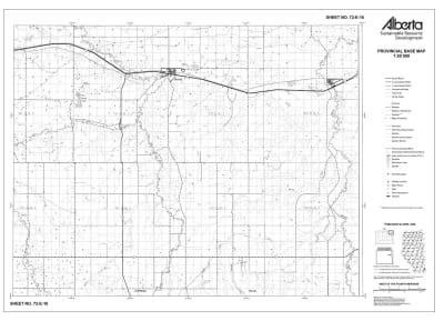 72E16R Alberta Resource Access Map