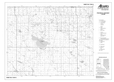 72M14R Alberta Resource Access Map