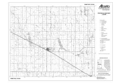 73E04R Alberta Resource Access Map