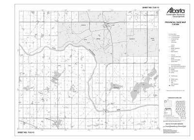 73E13R Alberta Resource Access Map
