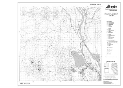 74E04R Alberta Resource Access Map