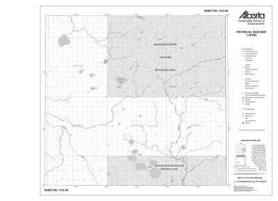 74E08R Alberta Resource Access Map