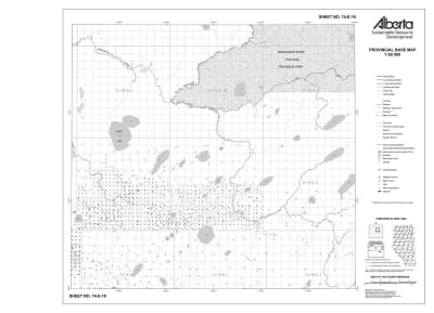 74E10R Alberta Resource Access Map