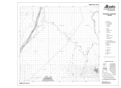 74E11R Alberta Resource Access Map