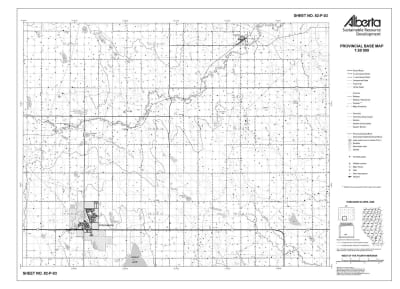 82P03R Alberta Resource Access Map