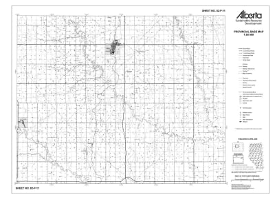 82P11R Alberta Resource Access Map