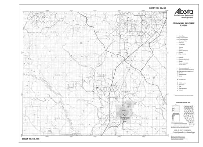 83J05R Alberta Resource Access Map
