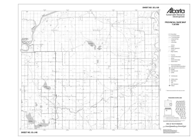 83J08R Alberta Resource Access Map