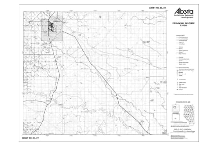 83J11R Alberta Resource Access Map