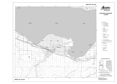 83O05R Alberta Resource Access Map