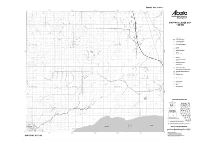83O11R Alberta Resource Access Map