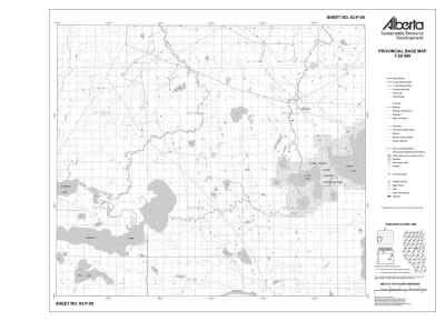 83P05R Alberta Resource Access Map