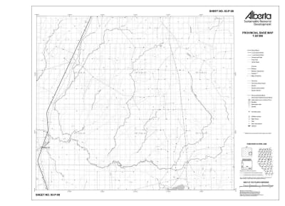 83P08R Alberta Resource Access Map