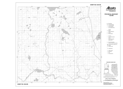 84B08R Alberta Resource Access Map