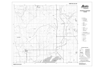 84C05R Alberta Resource Access Map