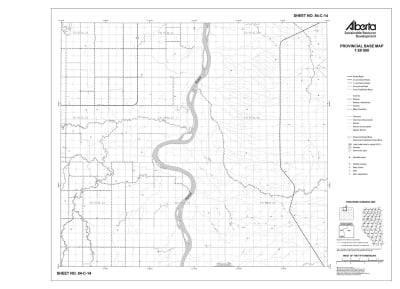 84C14R Alberta Resource Access Map