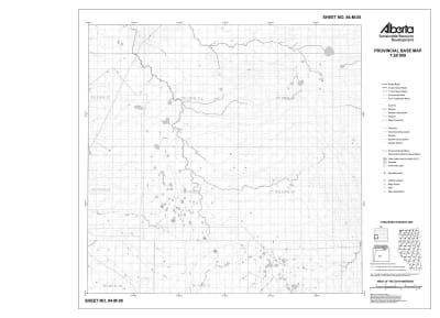 84M05R Alberta Resource Access Map