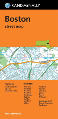Boston Street Map. This map of Boston is a must have for anyone traveling in and around this part of Massachusetts, offering unbeatable accuracy and reliability at a great price. Our trusted cartography shows all Interstate, US state, and county highways,