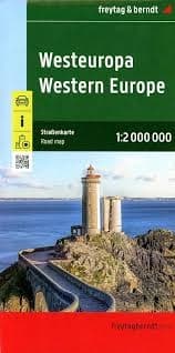 Western Europe Travel & Road Map. Freytag & Berndt road maps are available for many countries and regions worldwide. In addition to the clear design, and shaded relief these road maps have a lot of additional information such as; roads, sights, camping si
