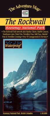 Embark on your next Kootenay National Park adventure with confidence using The Rockwall - Kootenay National Park BC map. Specifically designed for hiking, canoeing, and other outdoor activities, this indispensable guide is your key to unlocking the parks