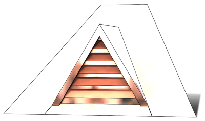 roof vent, copper full dormer, gable roof vent, triangular roof vent, copper gable roof vent, pitched roof vent, pitched copper vent, copper gabble roof vents, triangle roof vent, copper