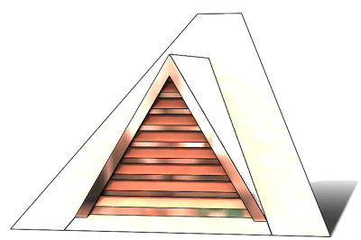 roof vent, copper full dormer, gable roof vent, triangular roof vent, copper gable roof vent, pitched roof vent, pitched copper vent, copper