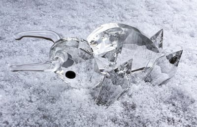 This Crystal Buffalo is Made in Slovakia