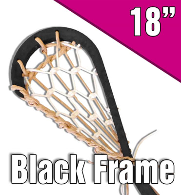 Athletic Works Mini Lacrosse Sticks and Ball Set for Kids, Black