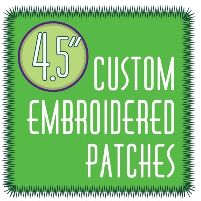 custom patches 4.5" embroidered custom embroidered patches 4.5"