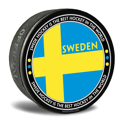 Team Sweden hockey puck