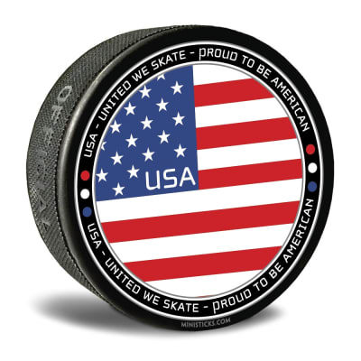 world junior hockey Team USA, Team USA hockey puck