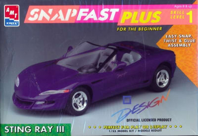 1997 Corvette Sting Ray III Snap Kit (1/25) (fs)