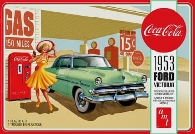 1953 Ford Crestline Victoria Hardtop with Coca-Cola Machine  (1/25) (fs)