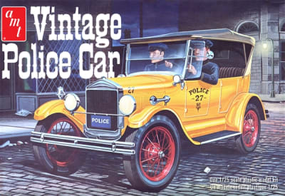 1927 Ford T Vintage Police Car (1/25) (fs)