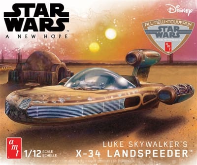 Star Wars A New Hope Luke Skywalker X-34 Landspeeder