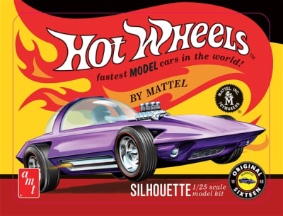 Hot Wheels Silhouette Tin Packaging