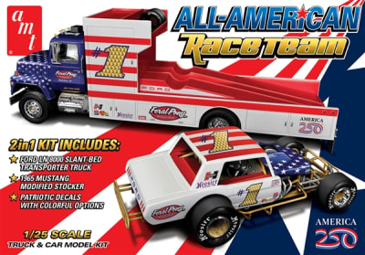 All American Race Team Ford LN 8000 Transporter 1965 Mustang Modified