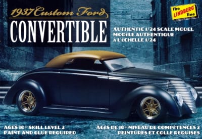 1937 Ford Custom Convertible (1/24) (fs)