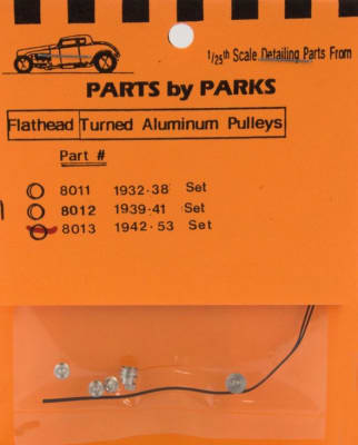 Flathead Pulley Set 1942-53 (1/25 or 1/24)