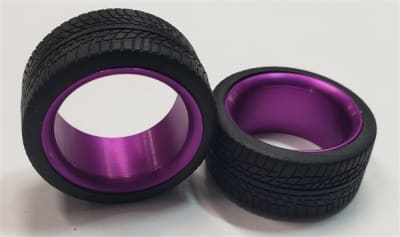 23" Polished Purple Aluminum Sleeves