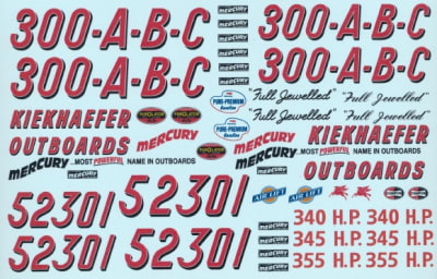 1955/56 Chrysler 300 Stock Car Sheet #1 (1/25)
