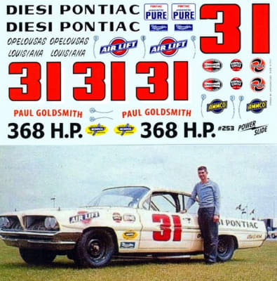 1961 Paul Goldsmith Diesi Pontiac #31 (1/25)